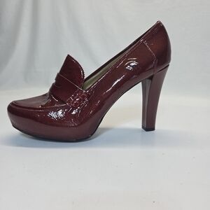 Me Too Candy Apple Red Patent Leather Heels